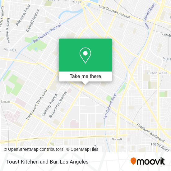 Mapa de Toast Kitchen and Bar