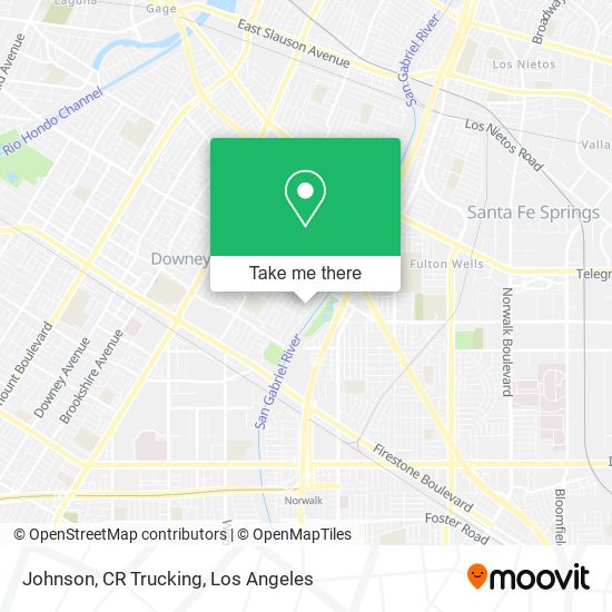 Johnson, CR Trucking map