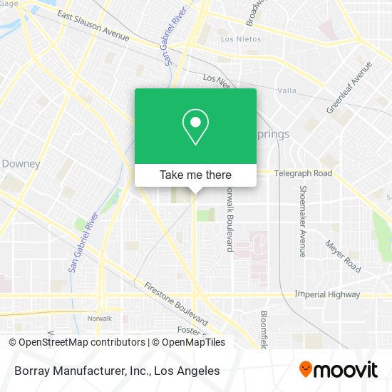 Borray Manufacturer, Inc. map