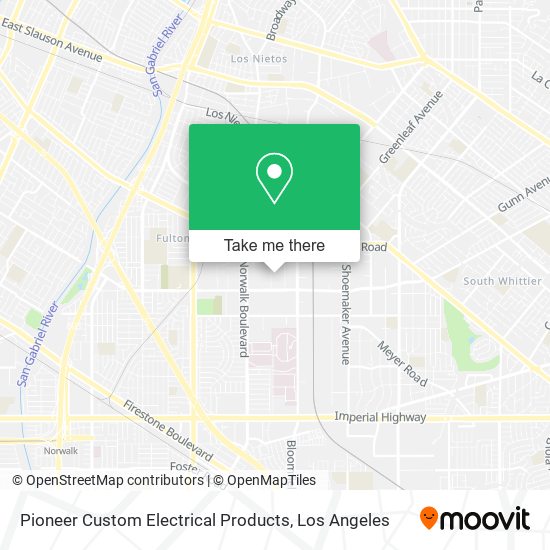 Pioneer Custom Electrical Products map