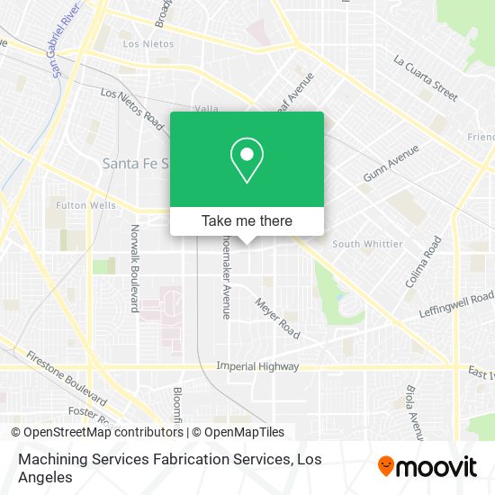 Mapa de Machining Services Fabrication Services