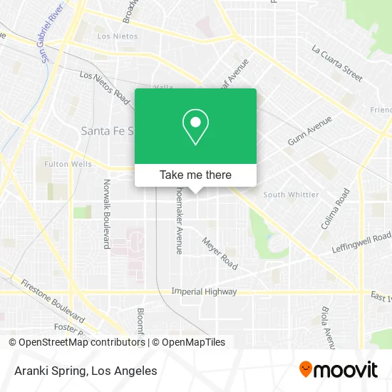 Aranki Spring map
