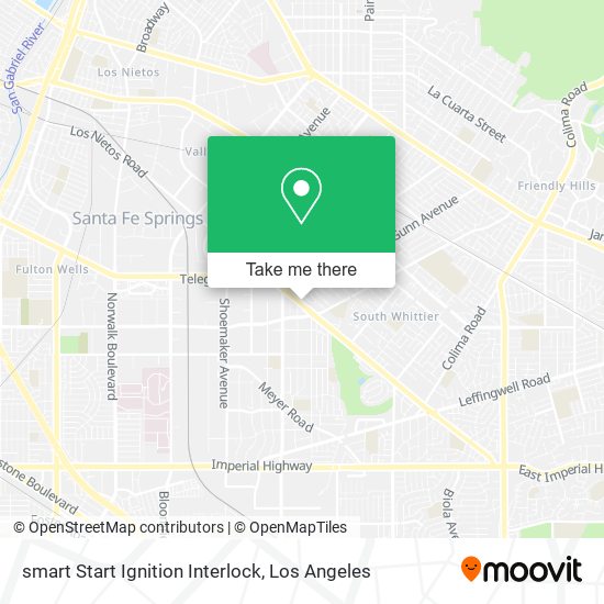 smart Start Ignition Interlock map