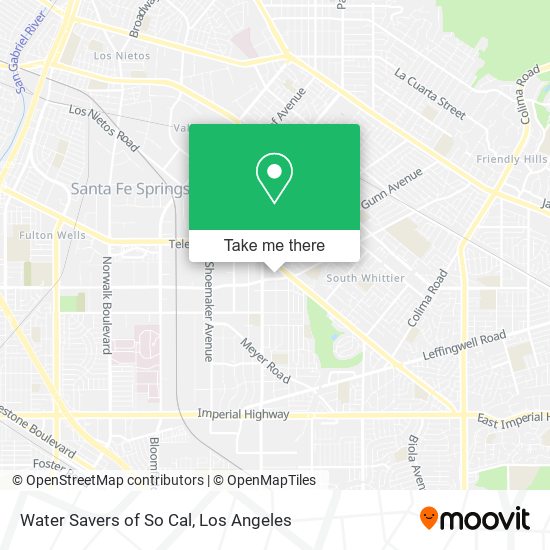 Water Savers of So Cal map