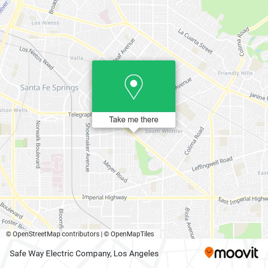 Safe Way Electric Company map