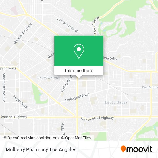 Mulberry Pharmacy map