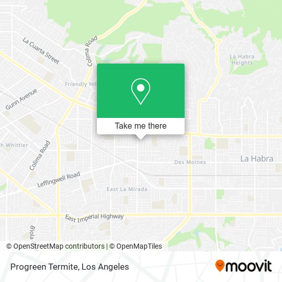 Mapa de Progreen Termite