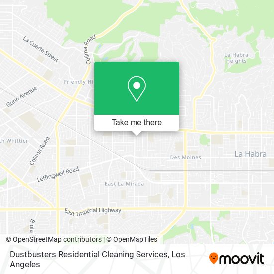 Mapa de Dustbusters Residential Cleaning Services