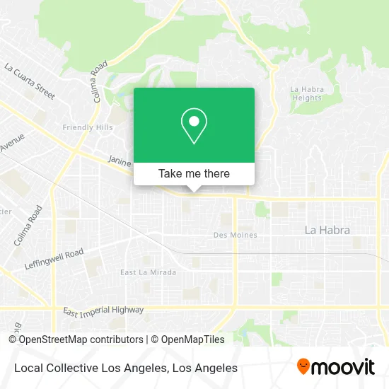 Local Collective Los Angeles map