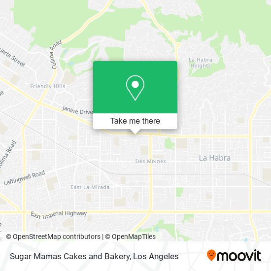 Mapa de Sugar Mamas Cakes and Bakery