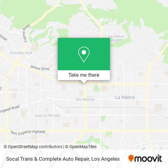 Socal Trans & Complete Auto Repair map