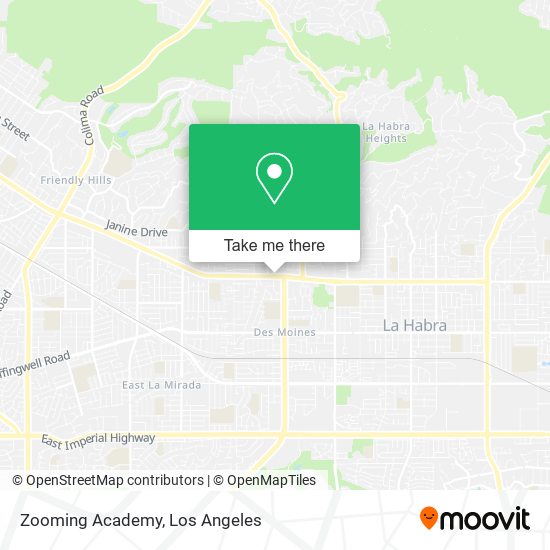 Zooming Academy map