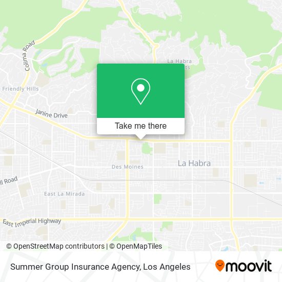 Mapa de Summer Group Insurance Agency