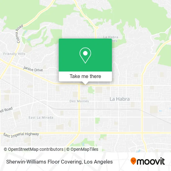 Sherwin-Williams Floor Covering map