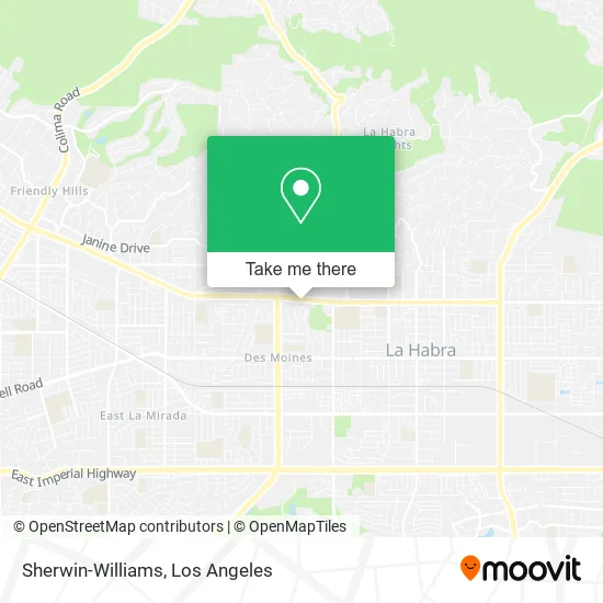 Sherwin-Williams map