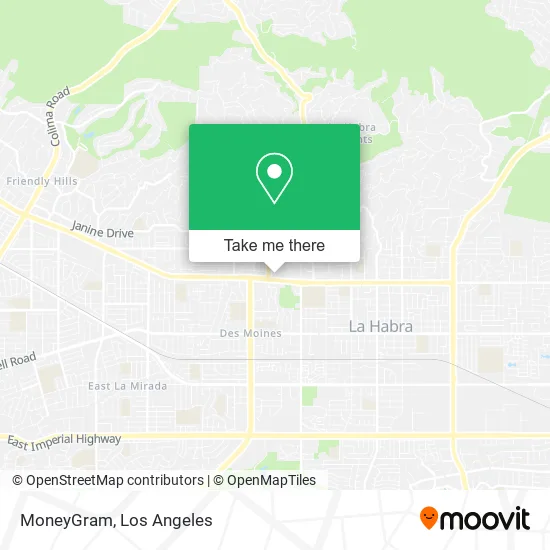 MoneyGram map