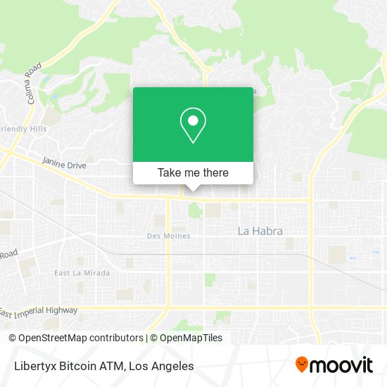 Libertyx Bitcoin ATM map