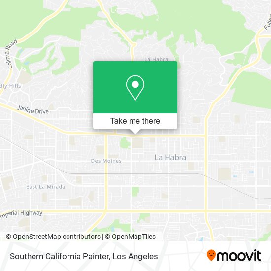 Southern California Painter map