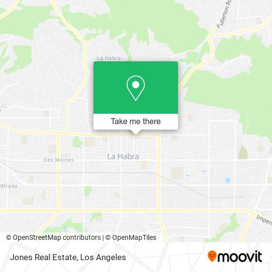 Jones Real Estate map