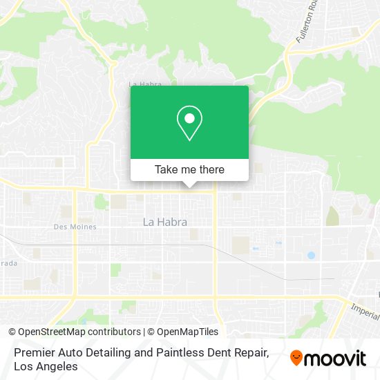 Mapa de Premier Auto Detailing and Paintless Dent Repair