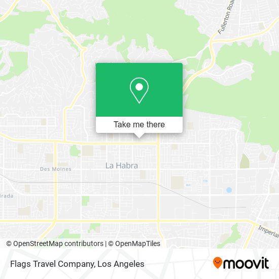 Flags Travel Company map