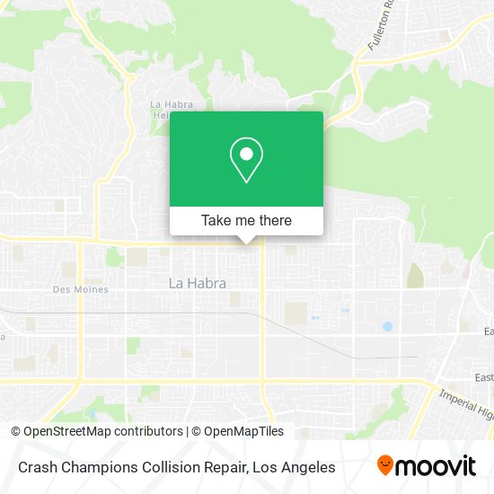 Mapa de Crash Champions Collision Repair