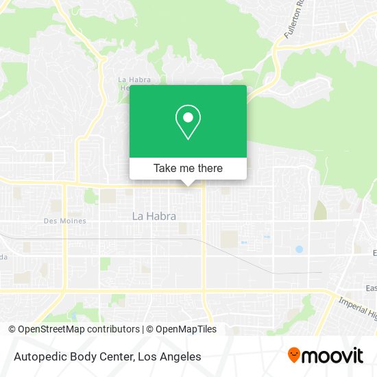 Autopedic Body Center map