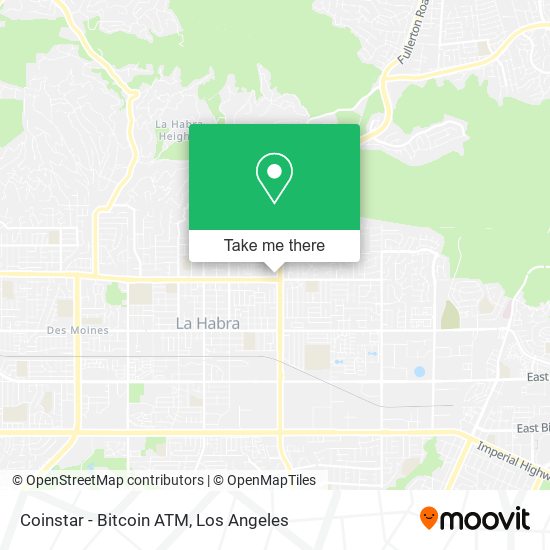 Mapa de Coinstar - Bitcoin ATM
