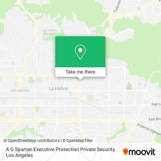 A G Spartan Executive Protection Private Security map