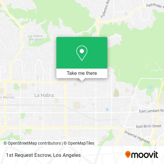 Mapa de 1st Request Escrow