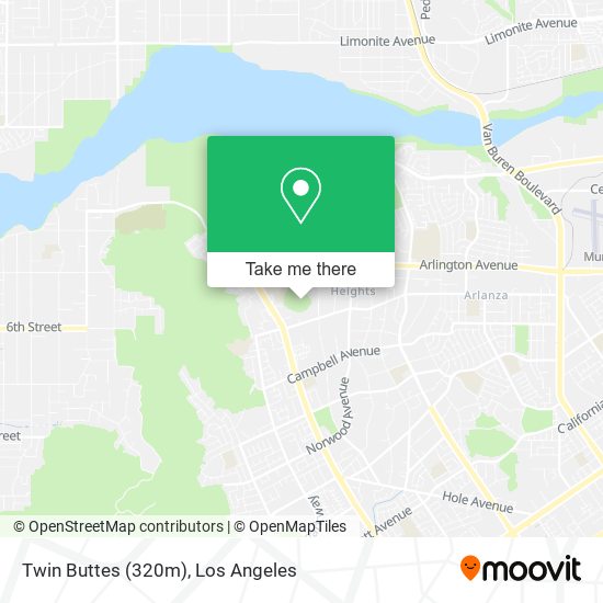 Twin Buttes (320m) map