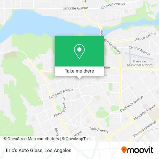 Eric's Auto Glass map