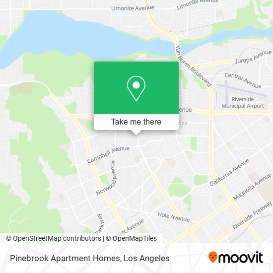 Pinebrook Apartment Homes map