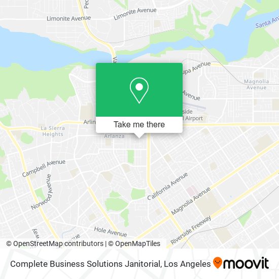 Complete Business Solutions Janitorial map