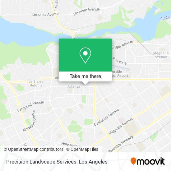 Precision Landscape Services map