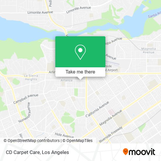 CD Carpet Care map