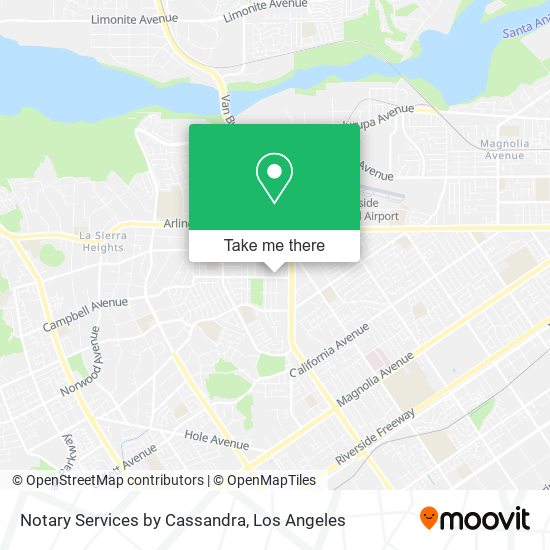 Notary Services by Cassandra map