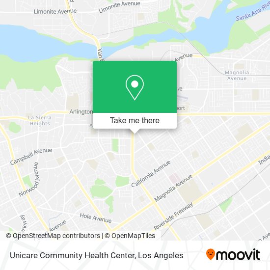 Unicare Community Health Center map