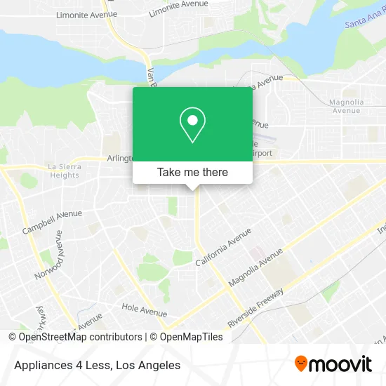 Appliances 4 Less map