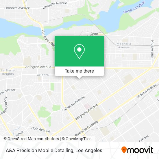 Mapa de A&A Precision Mobile Detailing