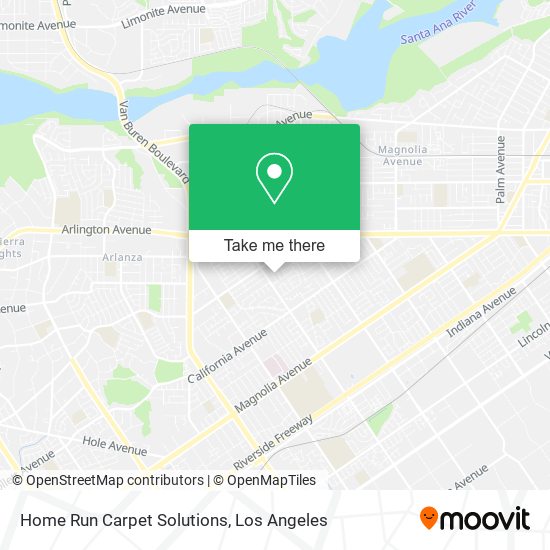 Home Run Carpet Solutions map