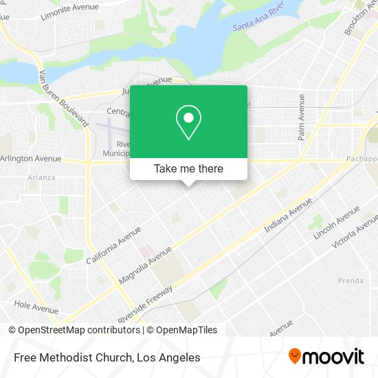 Free Methodist Church map