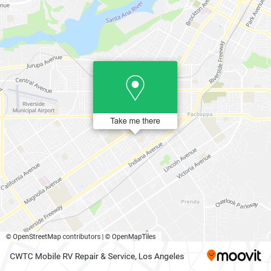 CWTC Mobile RV Repair & Service map