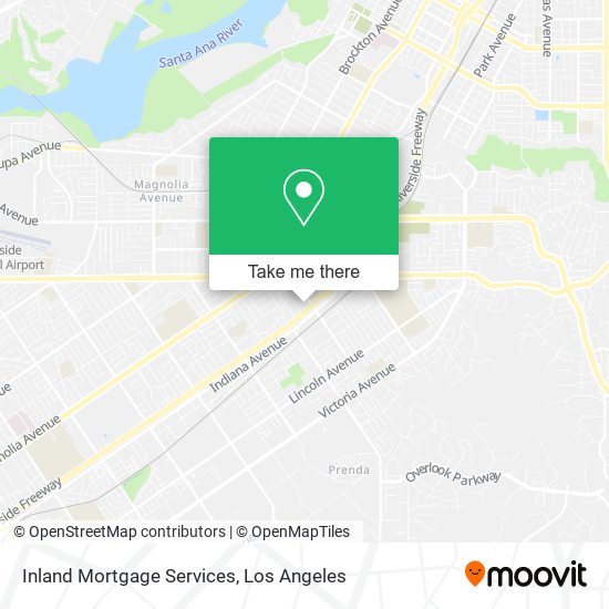 Inland Mortgage Services map