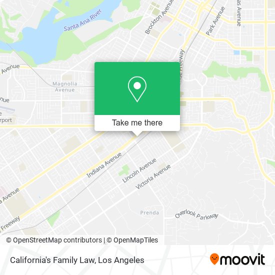 Mapa de California's Family Law