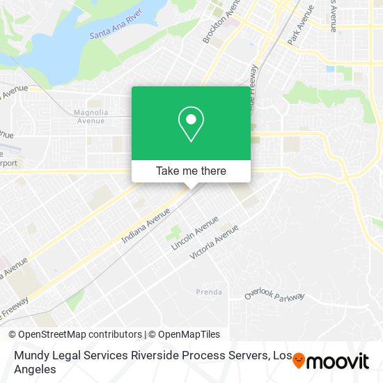 Mundy Legal Services Riverside Process Servers map