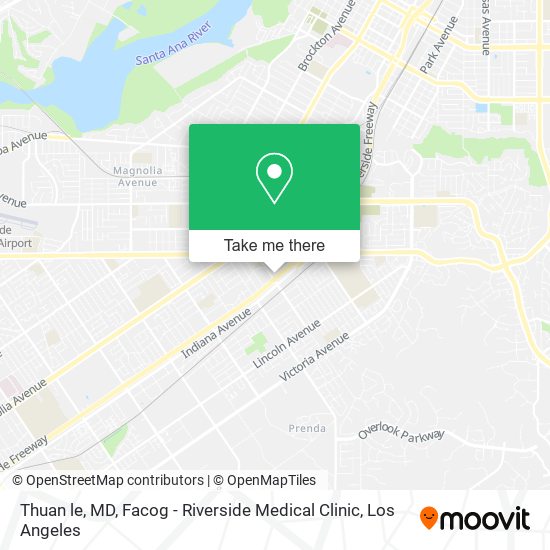 Mapa de Thuan le, MD, Facog - Riverside Medical Clinic