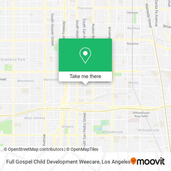 Mapa de Full Gospel Child Development Weecare