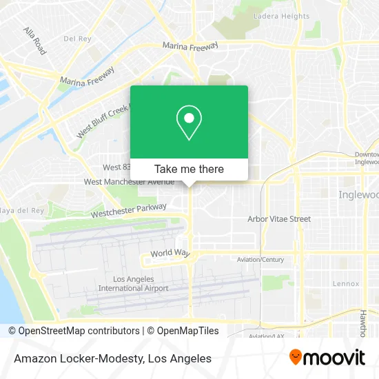 Amazon Locker-Modesty map