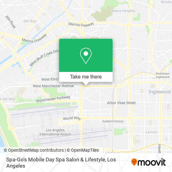 Spa-Go's Mobile Day Spa Salon & Lifestyle map